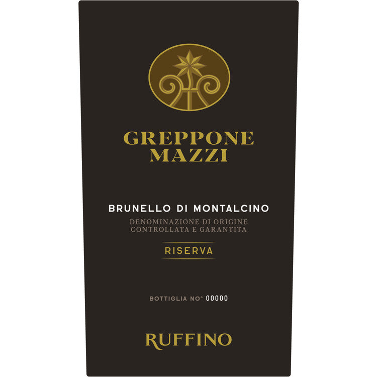 Tenuta Greppone Mazzi Brunello Di Montalcino Riserva 2017 Wood Box - 750ML - Front Label