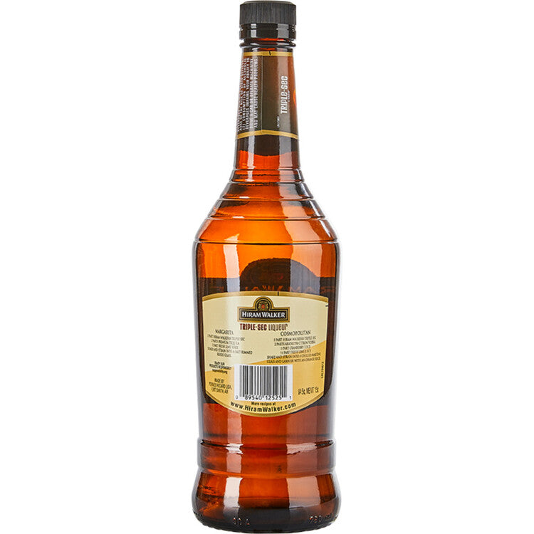 Hiram Walker Triple Sec 60 - 750ML - Back