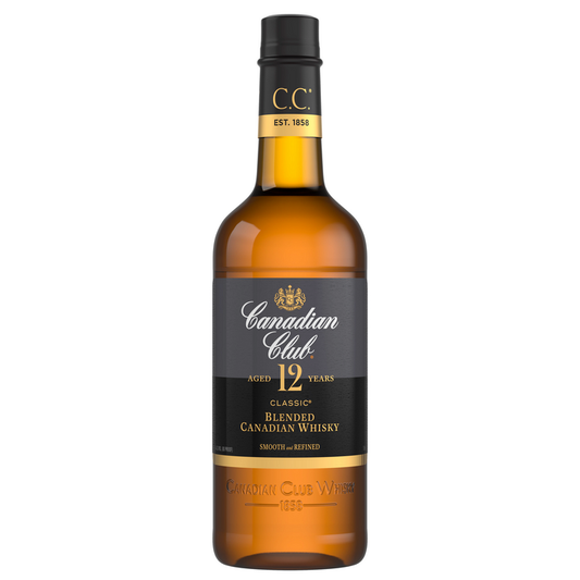 Canadian Club Canadian Whisky Classic 12 Yr 80 - 750ML - Front