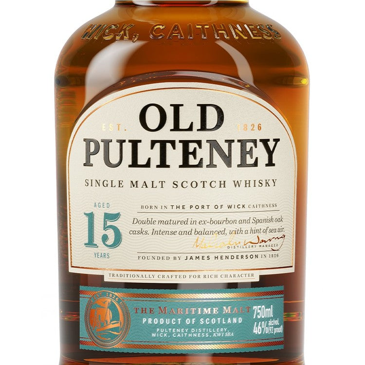 Old Pulteney Single Malt Scotch 15 Yr 92 - 750ML