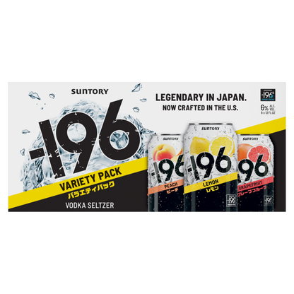 -196 Vodka Cocktail Combo 4 Each Double Lemon 12, 2 Each Grapefruit 12 - 355ML