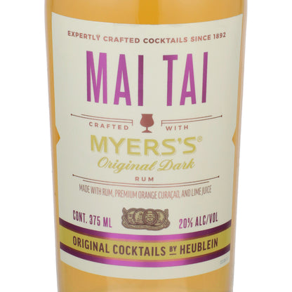 Heublein Mai Tai 40 - 375ML - Front Label