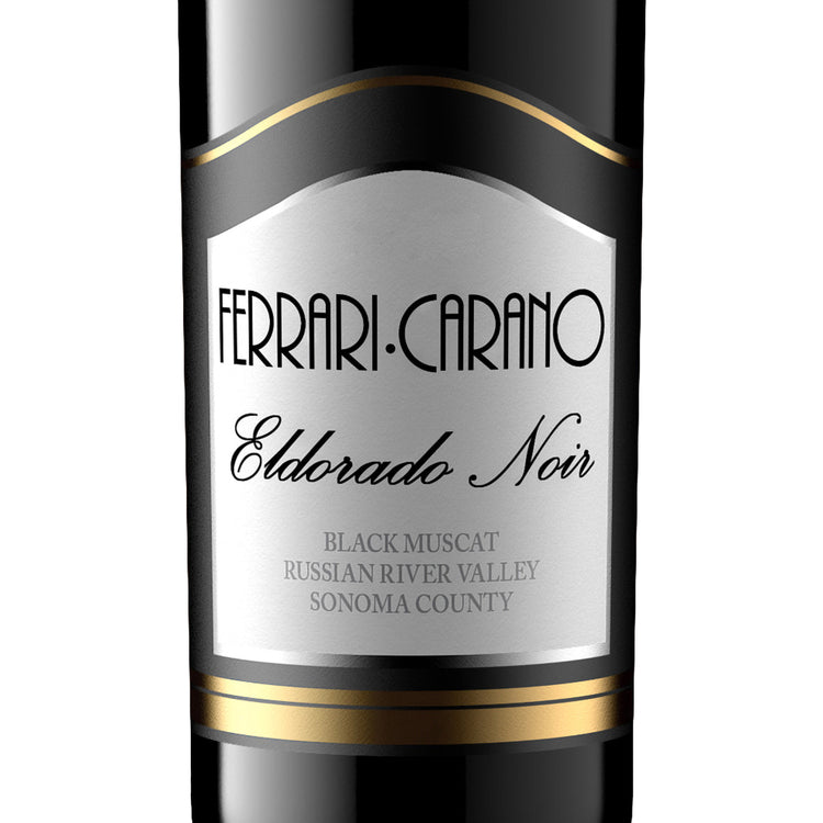 Ferrari Carano Black Muscat Eldorado Noir Russian River Valley 2018 - 375ML - Front Label