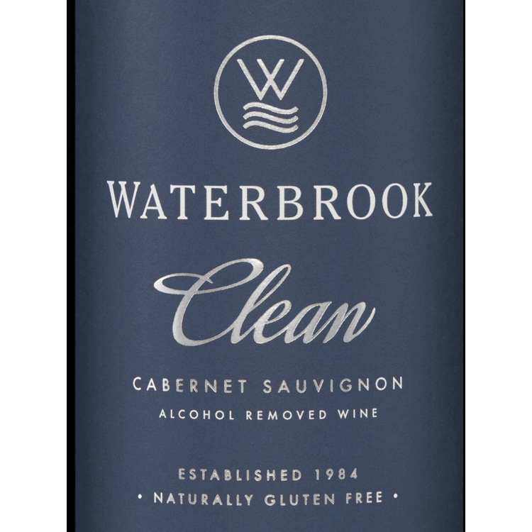 Waterbrook Cabernet Sauvignon Clean Alcohol Removed Wine - 750ML - Front Label