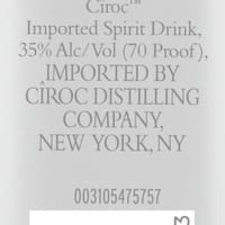 Ciroc Summer Watermelon Flavored Vodka Limited Edition 70 - 375ML