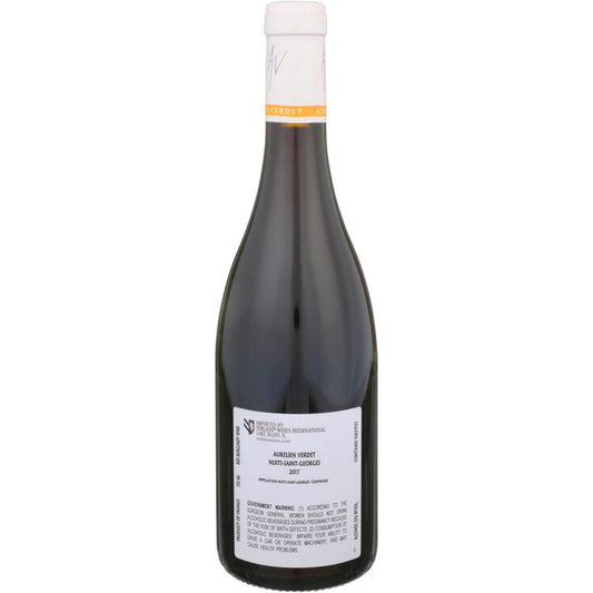 Aurelien Verdet Nuits Saint Georges 2018 - 750ML - Back