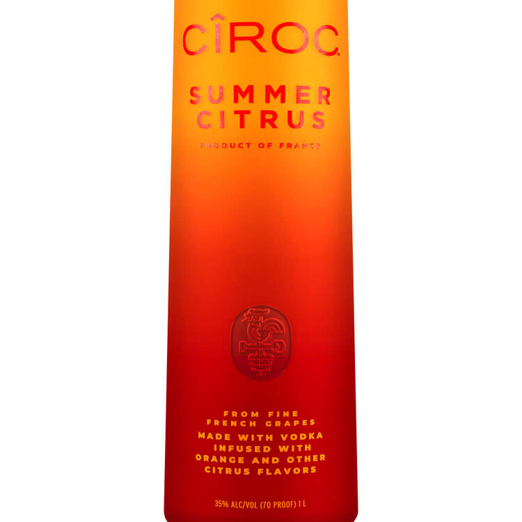 Ciroc Summer Citrus Flavored Vodka 70 - 1.0L - Front Label