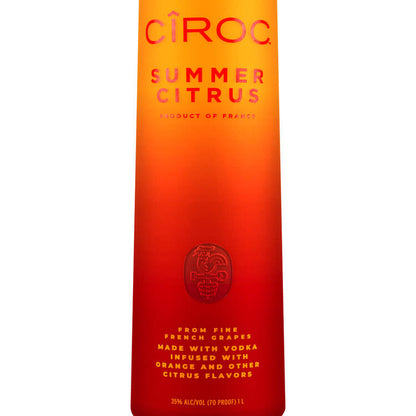 Ciroc Summer Citrus Flavored Vodka 70 - 1.0L - Front Label