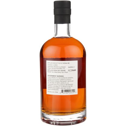Koval Blended American Whiskey Single Barrel Four Grain 94 - 750ML