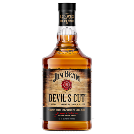 Jim Beam Straight Bourbon Devil's Cut 90 - 750ML - Front