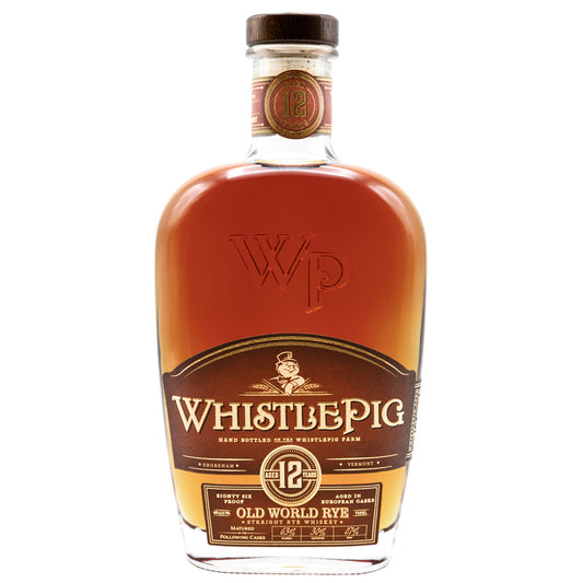 Whistlepig Straight Rye Whiskey Old World 12 Yr 86 - 750ML