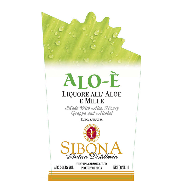 Sibona Aloe Liqueur 48 - 1.0L - Front Label
