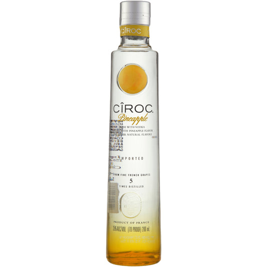 Ciroc Pineapple Flavored Vodka 70 - 200ML - Front