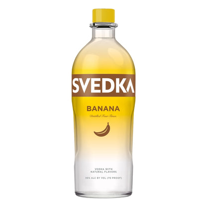Svedka Banana Flavored Vodka 70 - 1.75L - Front