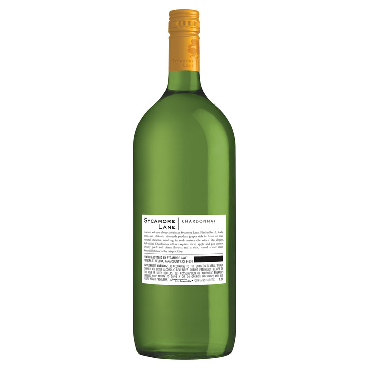 Sycamore Lane Chardonnay California - 1.5L - Back