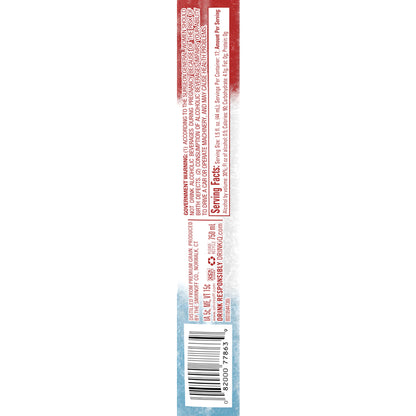 Smirnoff Red White & Berry Flavored Vodka 60 - 750ML - Back Label