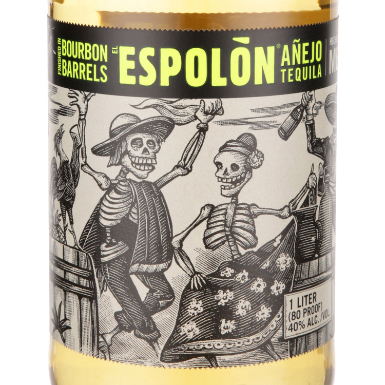 Espolon Tequila Anejo Finished In Bourbon Barrels 80 - 1.0L - Front Label
