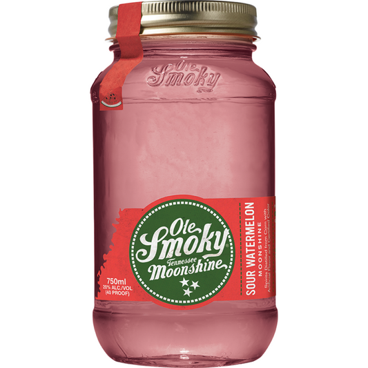 Ole Smoky Sour Watermelon Moonshine 40 - 750ML - Front