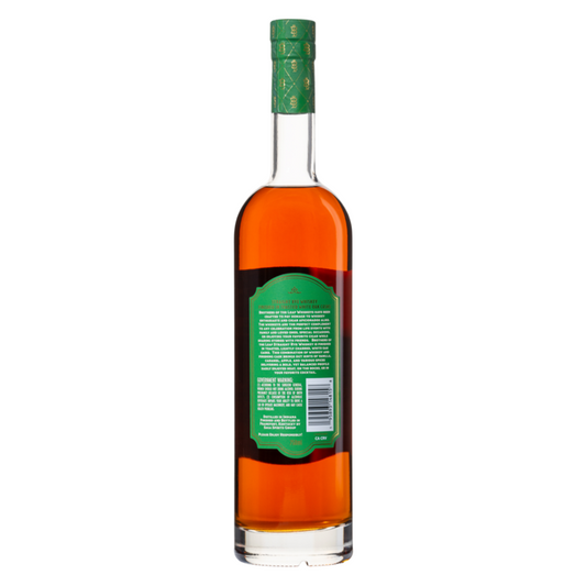 Brothers Of The Leaf Straight Rye Whiskey Finished In Toasted American - 750ML - Back