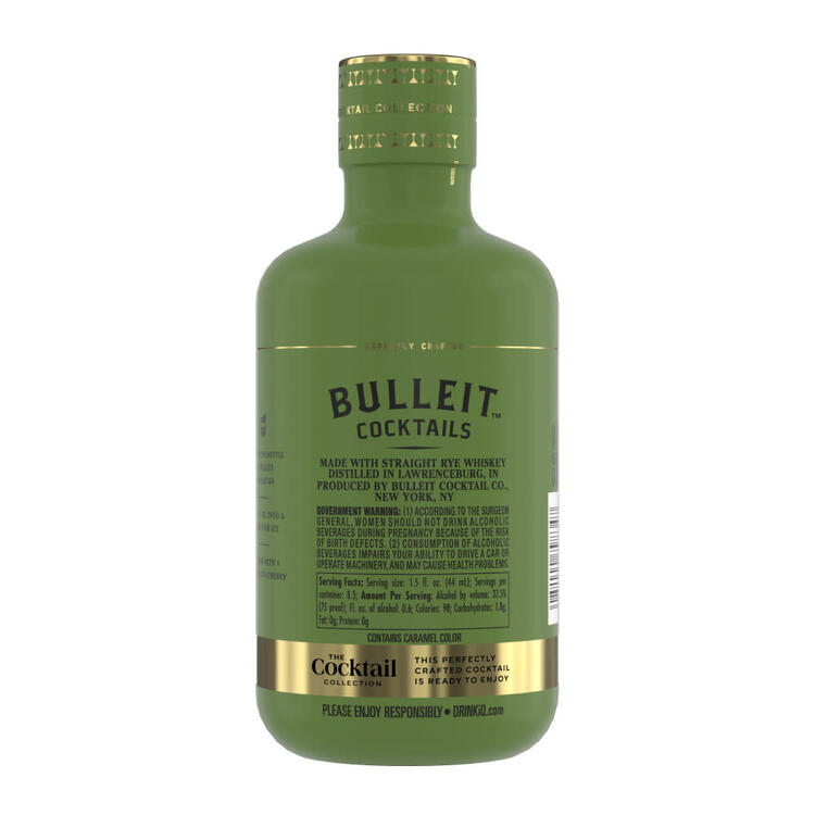 Bulleit Manhattan 75 - 375ML - Back