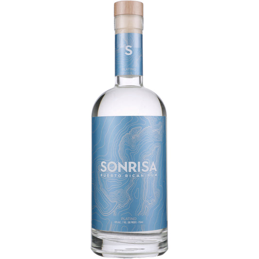 Sonrisa Light Rum Platino 80 - 750ML - Front