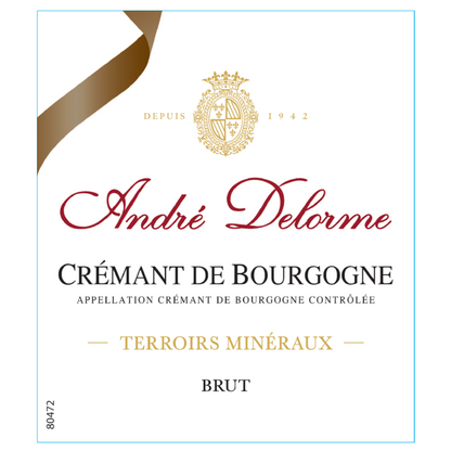 Andre Delorme Cremant De Bourgogne Brut Terroirs Mineraux - 750ML - Front Label