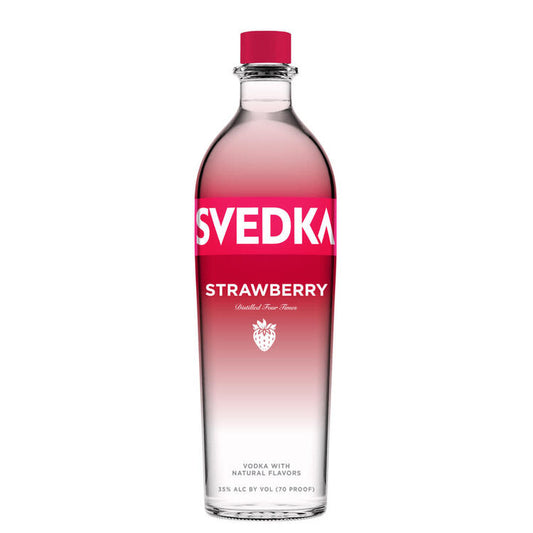 Svedka Strawberry Flavored Vodka 70 - 1.0L - Front