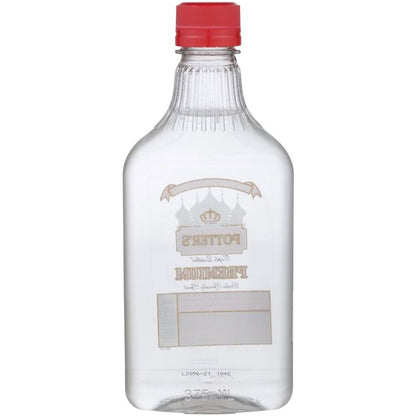 Potter's Vodka 80 - 375ML - Back