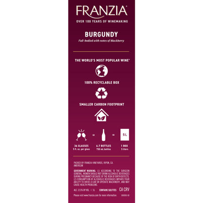 Franzia Burgundy International - 5.0L