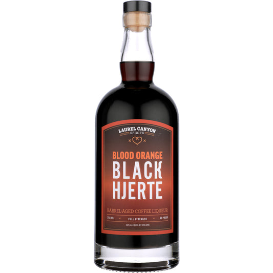 Black Hjerte Coffee Liqueur Barrel Aged Blood Orange 60 - 750ML - Front
