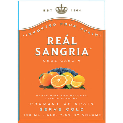Real Sangria - 750ML - Front