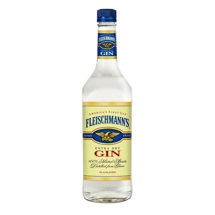 Fleischmann's Extra Dry Gin 80 - 1.0L - Front