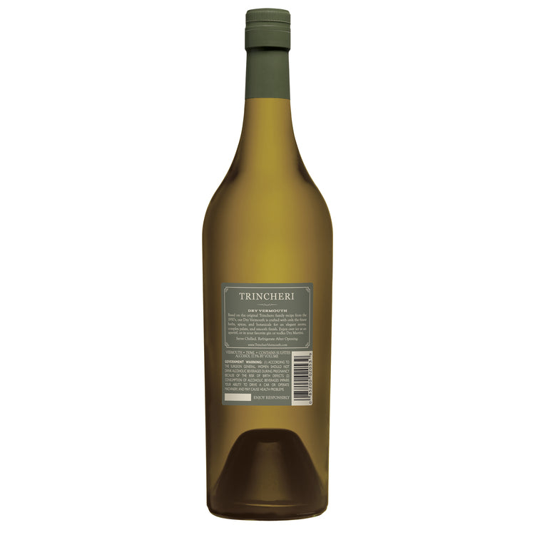 Trincheri Vermouth Dry - 750ML - Back