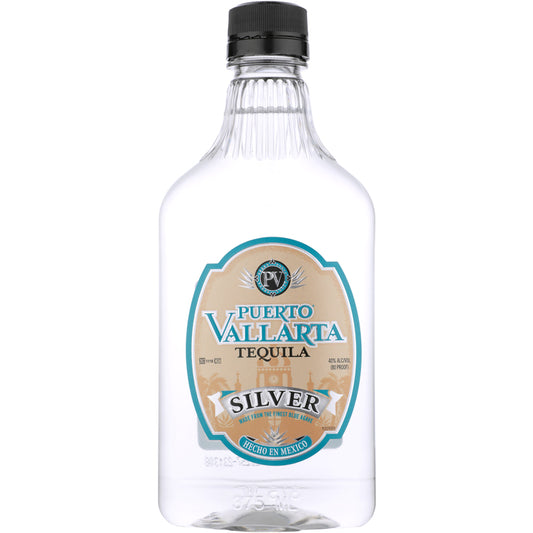 Puerto Vallarta Tequila Blanco 80 - 375ML - Front