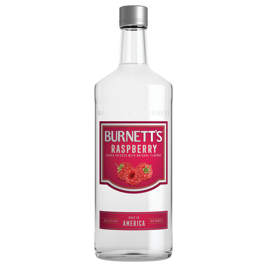 Burnett's Raspberry Flavored Vodka 60 - 750ML - Front