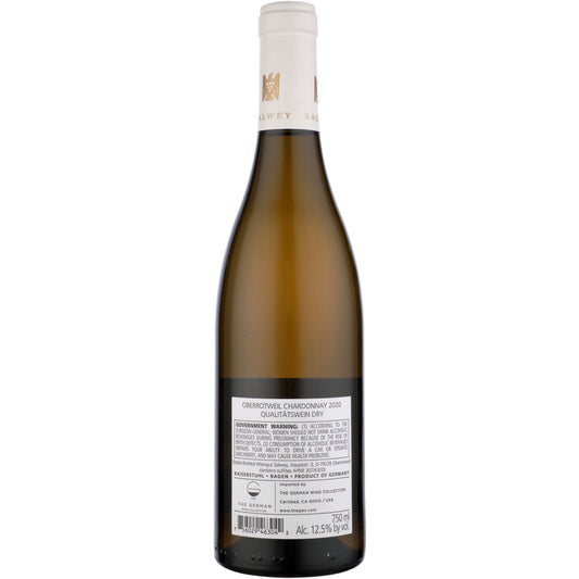 Salwey Chardonnay Dry Oberrotweiler 2020 - 750ML - Back
