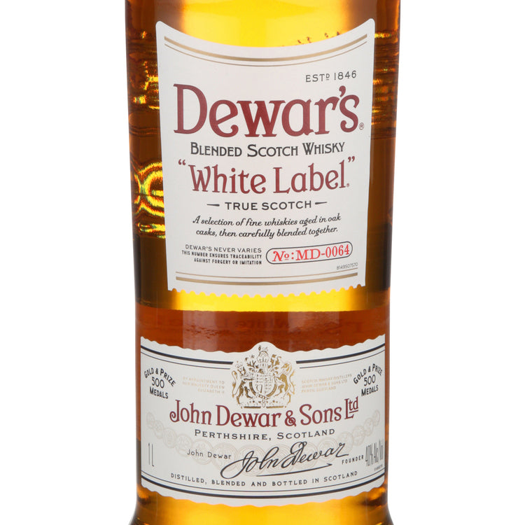 Dewar'S Blended Scotch White Label 80 - 1.0L