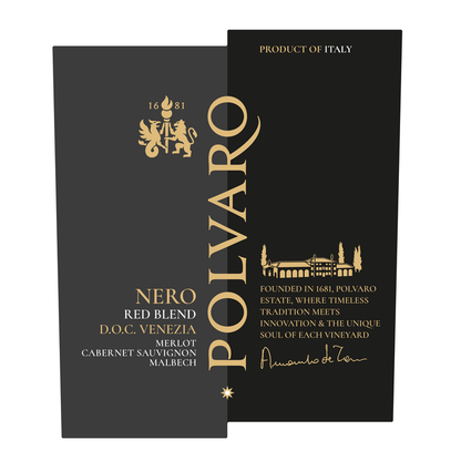 Tenuta Polvaro Cabernet Sauvignon/Merlot/Syrah Polvaro Nero Venezia 20 - 750ML - Front Label