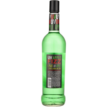 Uv Apple Flavored Vodka 60 - 750ML - Back