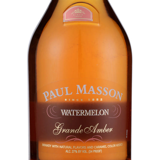Paul Masson Watermelon Flavored Brandy Grande Amber 54 - 1.75L - Front Label