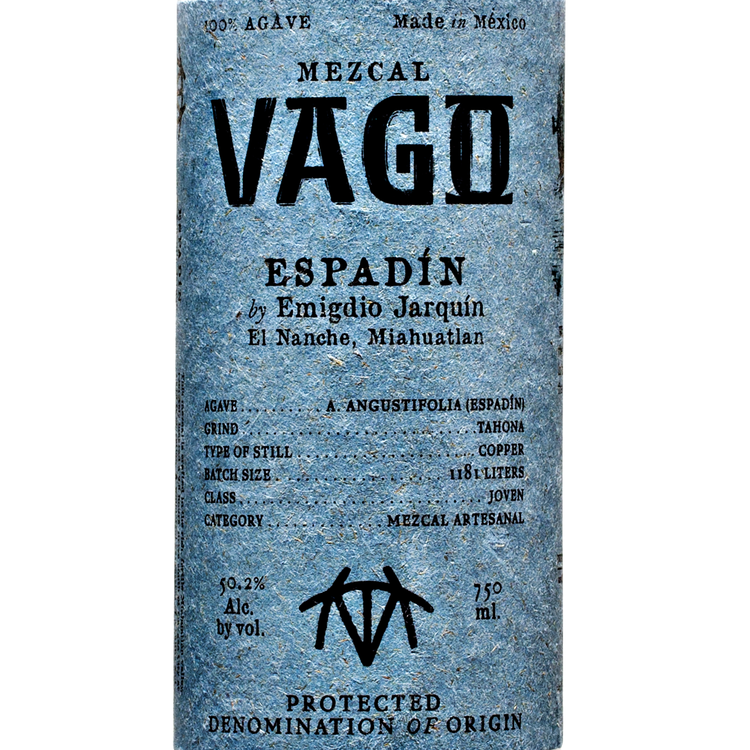 Vago Mezcal Espadin By Emigdio Jarquin - 750ML - Front Label