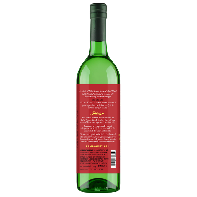 Del Maguey Mezcal Wild Fruit Iberico Santa Catarina Minas 98 - 750ML - Back
