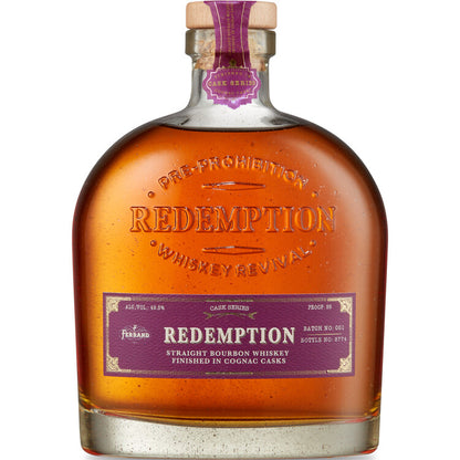 Redemption Straight Bourbon Finished In Cognac Casks Cask Series Batch - 750ML - Front